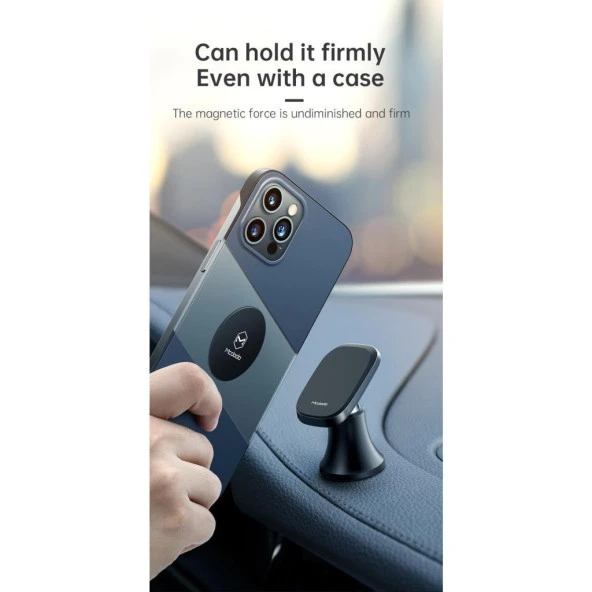 Mcdodo 360 Derece Dönebilen Magnetic Araç Tutucu Siyah CM-8490 - Resim 3