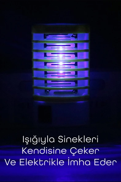 Elektrikli Sinek Öldürücü Karasinek Sivrisinek Öldürücü Cihaz Duvar Prize Monte Cız Kovucu 777 - 6