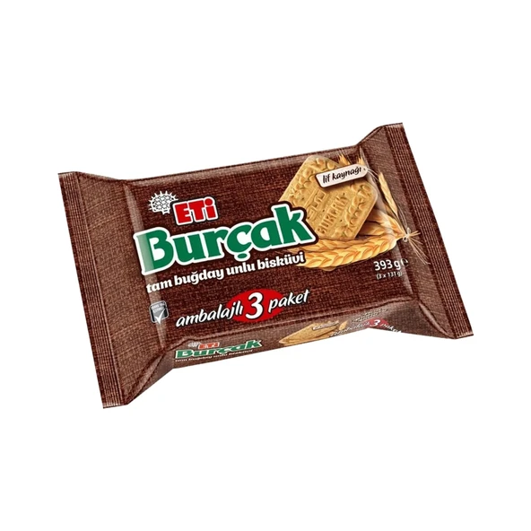 Burçak Bisküvi 393 Gr (3x131 gr) x 5 Paket - Resim 2