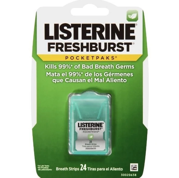 Listerine Freshburst Pocketpaks 24'lü