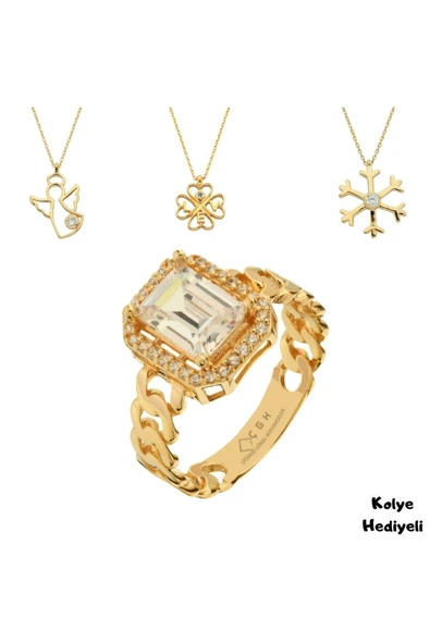 Gürel Gold Baget Tektaş Altın Yüzük ürün görseli 1