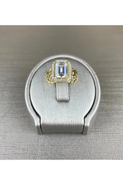 Gürel Gold Baget Tektaş Altın Yüzük - Resim 7