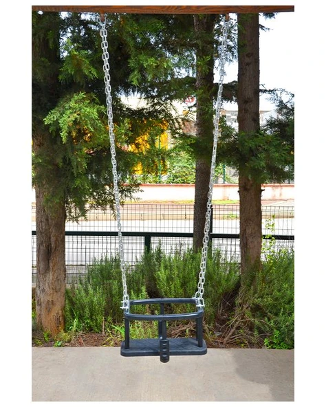 Teplay Zincirli Korumalı Bebek Salıncağı Siyah