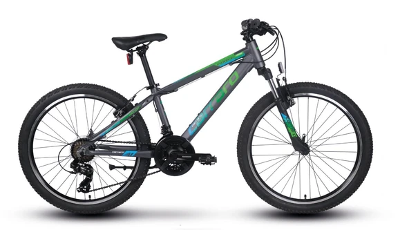 Carraro Force 600 V Fren 26" Jant 21 Vites Erkek Dağ Bisikleti Mat Antrasit Yeşil Mavi 38CM Kadro