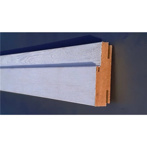 Kapı Kasası 10 Cm Hareli Beyaz - 2