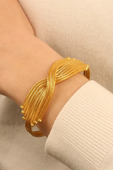 Kalze Dorikalı Altın Bileklik