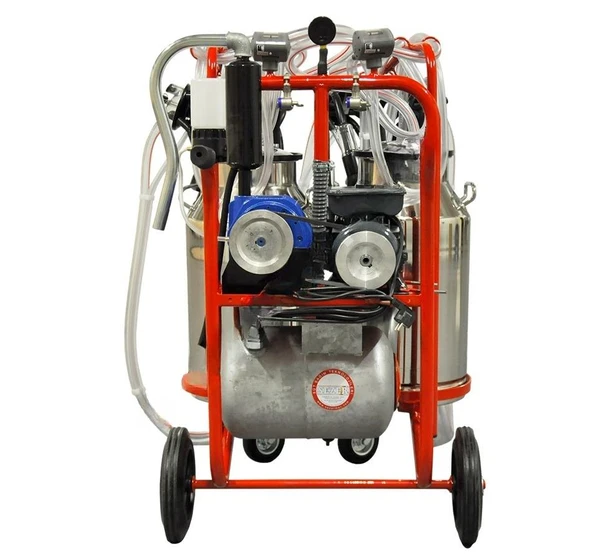 Sezer Çelik Güğüm Dört Başlık İnek Sağım Makinesi - 4