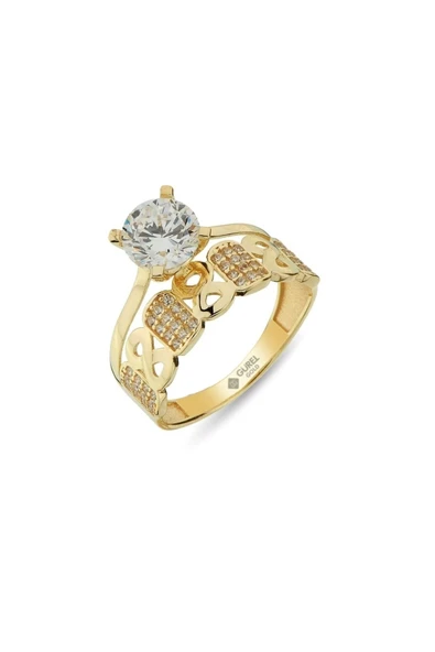 Sonsuzluk Yüzük Ikili Fırsat Sevgililer Günü Kombini Zy0277 ürün görseli 1