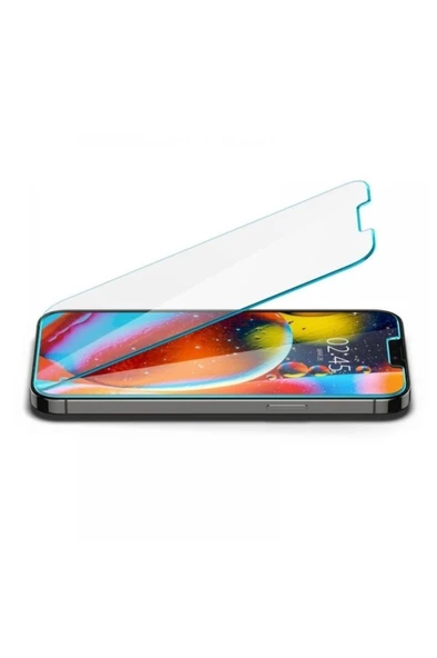 Spigen iPhone 13 Mini Cam Ekran Koruyucu Kolay Kurulum Glas.tR Slim EZ Fit HD - AGL03726 - 6
