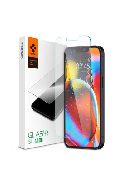 Spigen iPhone 13 Mini Cam Ekran Koruyucu Kolay Kurulum Glas.tR Slim EZ Fit HD - AGL03726 - 4