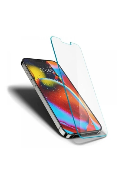 Spigen iPhone 13 Mini Cam Ekran Koruyucu Kolay Kurulum Glas.tR Slim EZ Fit HD - AGL03726