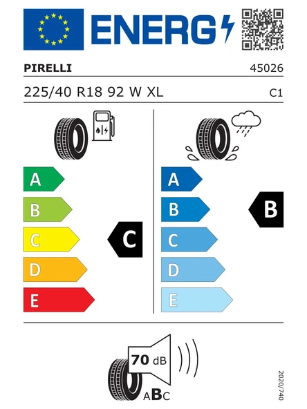 PİRELLİ 225/40 R18 92W Xl Cinturato ROSSO Pc01 Oto Yaz Lastiği ( Üretim Yılı:2025 ) - 3