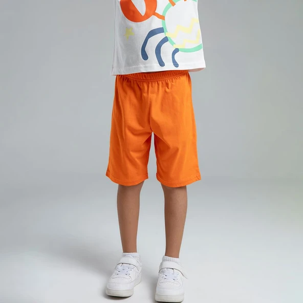 RolyPoly 3576C Erkek Çocuk Bermuda Yazlık Pijama Takım - 3