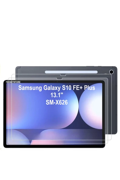Samsung Galaxy Tab S10 Fe Plus 13.1 Inç Nano Kırılmaz Ekran Koruyucu Şeffaf Cam Tam Uyumlu Sm-x626