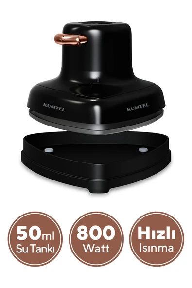 KUMTEL Onix Buharlı Kırışık Giderici HMGS-04 Siyah 800W - 3