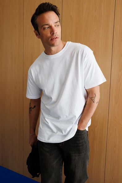 Erkek Oversize Fit %100 Organik Pamuk Bisiklet Yaka Tişört OVERSIZE-ERKEK-T-SHIRT - 3