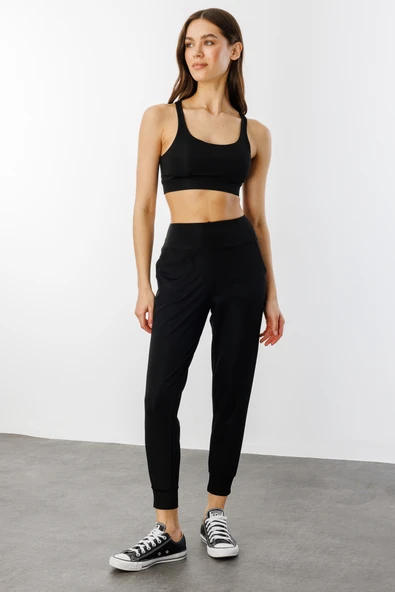 Kadın Yüksek Bel Jogger Eşofman Altı Joggers NEW-JOGER - 11