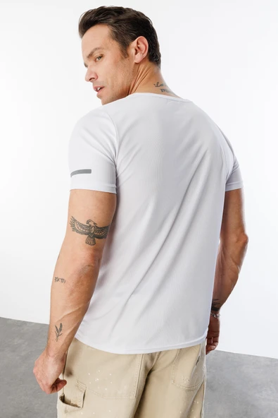 Erkek Nem Emici Hızlı Kuruma Atletik Teknik Performans Spor T-shirt DRIFIT-KISAKOLNEW - 5