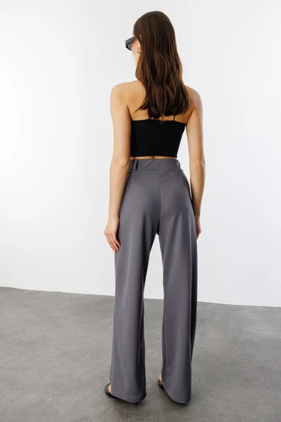 Kadın Oversize Palazzo Pantolon PANTOLON-001 - 9
