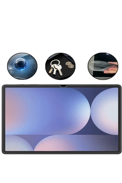 Samsung Galaxy Tab S10 Fe Plus 13.1 Inç Nano Kırılmaz Ekran Koruyucu Şeffaf Cam Tam Uyumlu Sm-x626 - 6