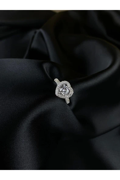 Kalpli Tektaş Altın Yüzük - 3