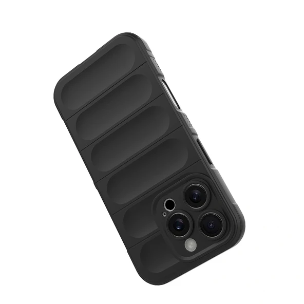 Apple iPhone 16 Pro Kılıf Esnek TPU Oyuklu Arka Yüzey Tasarımlı Redclick Etnik Silikon Kapak - 5