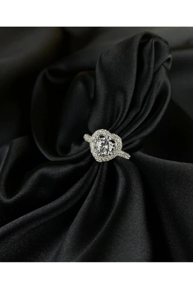 Kalpli Tektaş Altın Yüzük - 2