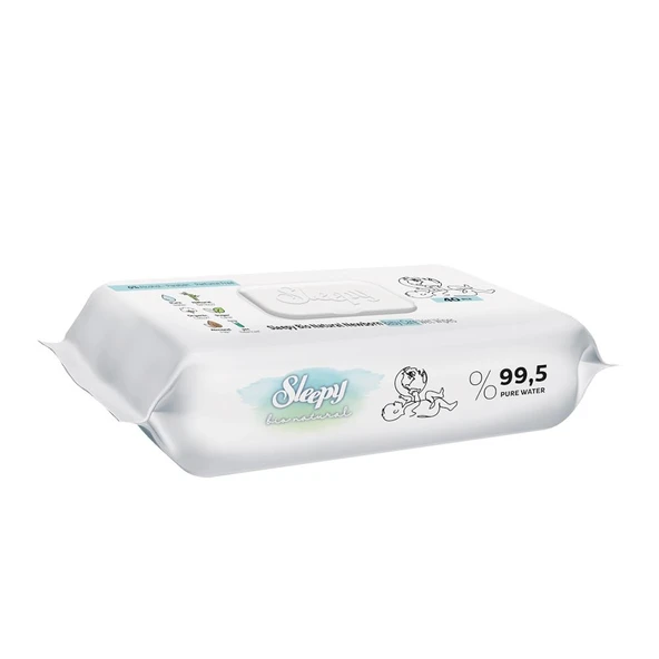 Sleepy Bio Natural Yenidoğan Islak Havlu 40'lı