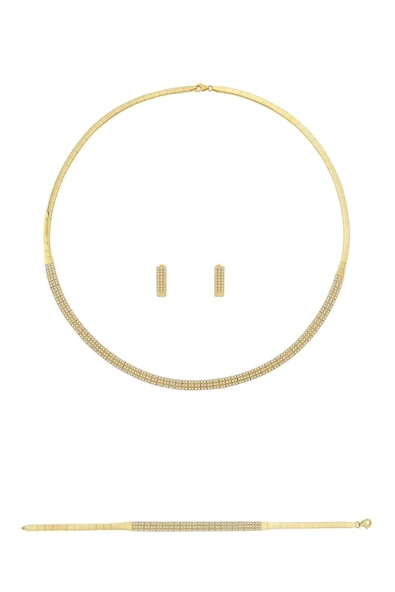 3 Sıra Altın Dolunay Suyolu Set