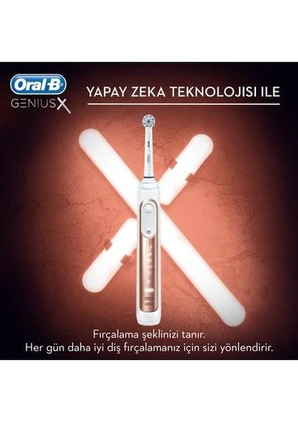 Oral-B Genius X 20000 Luxe Edition Rose Gold Şarjlı Diş Fırçası - 2