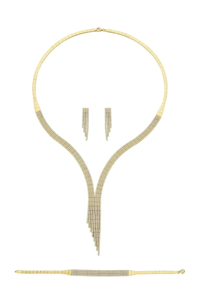 4 Sıra Altın Suyolu Set - 1