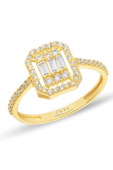 Baget Altın Yüzük - Resim 2