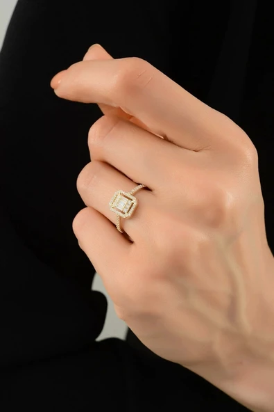 Baget Altın Yüzük - Resim 5