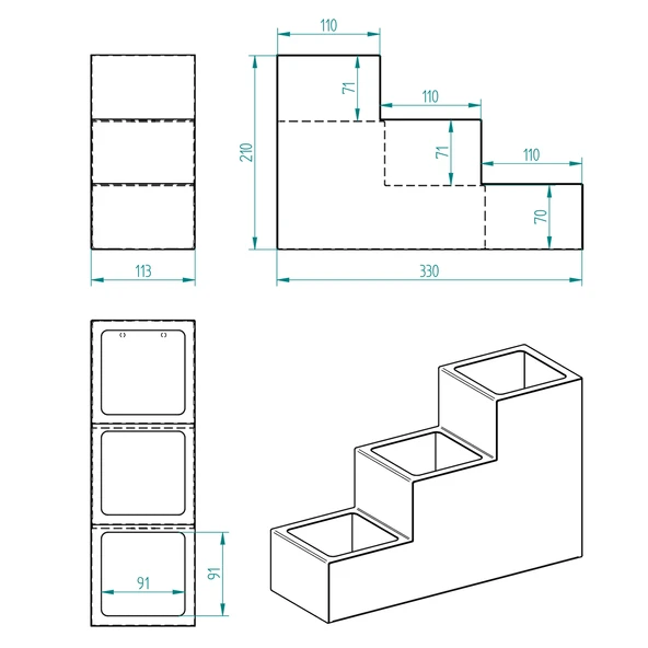 3 KATLI 3 BÖLMELİ ŞURUP MODEL 2 - SOS STANDI (CAFE, BAR VE RESTAURANT) - 4
