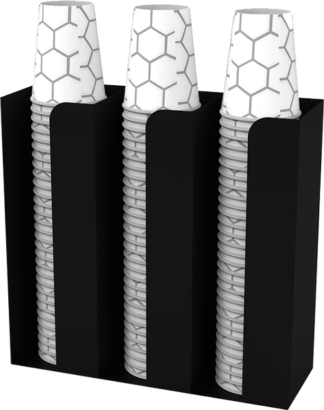 3 Bölmeli Özel Karton Bardaklık Organizer - 6