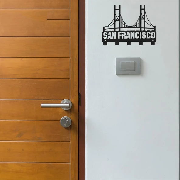 SAN FRANCISCO METAL ANAHTARLIK SİYAH - 5