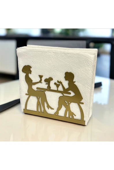 SOHBET TEMALI METAL PEÇETELİK GOLD ürün görseli 1