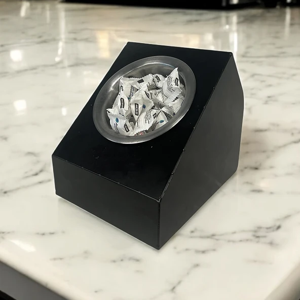 Endüstriyel Tarz Tek Yuvalı Metal Mutfak Düzenleyici ve Paslanmaz Çelik Kaseli Çatal Bıçak Kaşık Tutucu Ve Pipetlik Karıştırıcı Şeker Organizer - 3