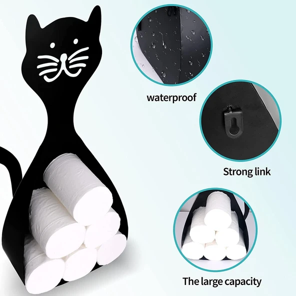 Kedili WC Kağıtlığı - 6