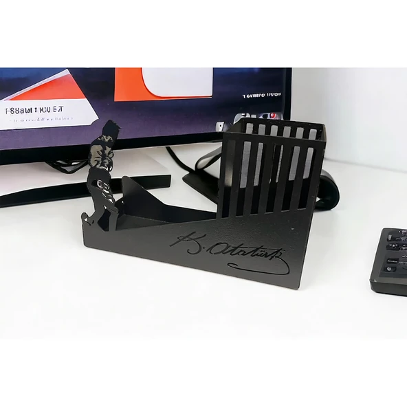 ATATÜRK TEMALI KALEMLİK SİYAH - 4