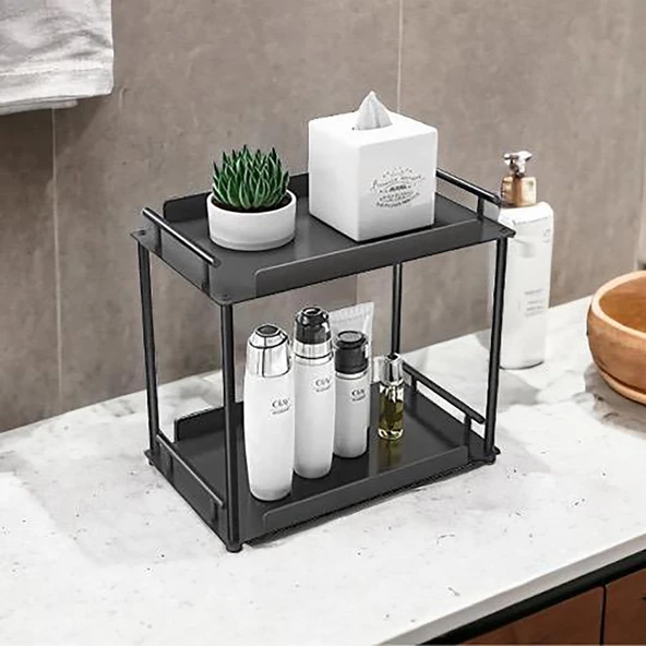 2 Katlı Banyo & Mutfak Organizer Raf - 6