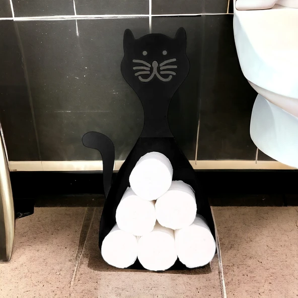 Kedili WC Kağıtlığı - 2