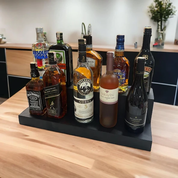 2 KATLI BAR  STANDI MODEL-1 SİYAH - 7