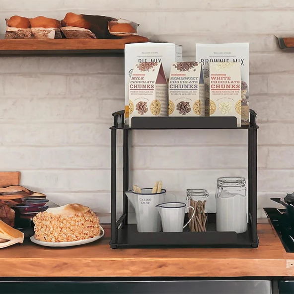 2 Katlı Banyo & Mutfak Organizer Raf - 7