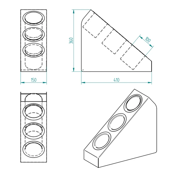 4 Bölmeli 16Oz ve 3 yuvalı Basamaklı Kahve Standı Düzenleyici Organizer Siyah Renkli Çok Bölmeli Kafe ve Self-Servis İçin Pratik Organizatör - 6