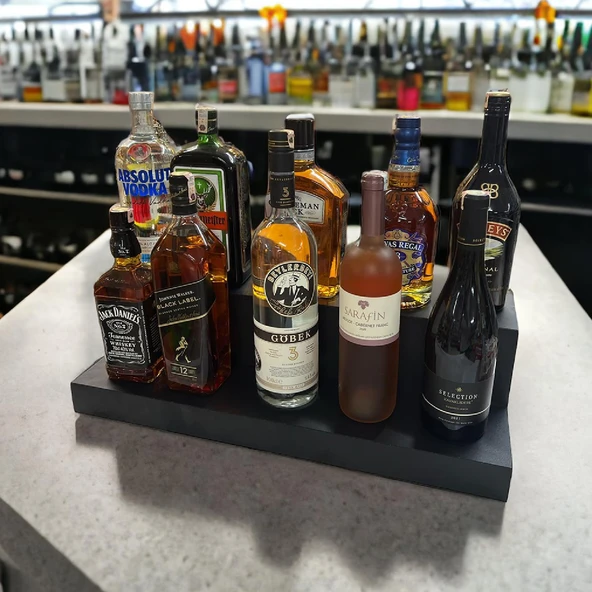 2 KATLI BAR  STANDI MODEL-1 SİYAH - 8