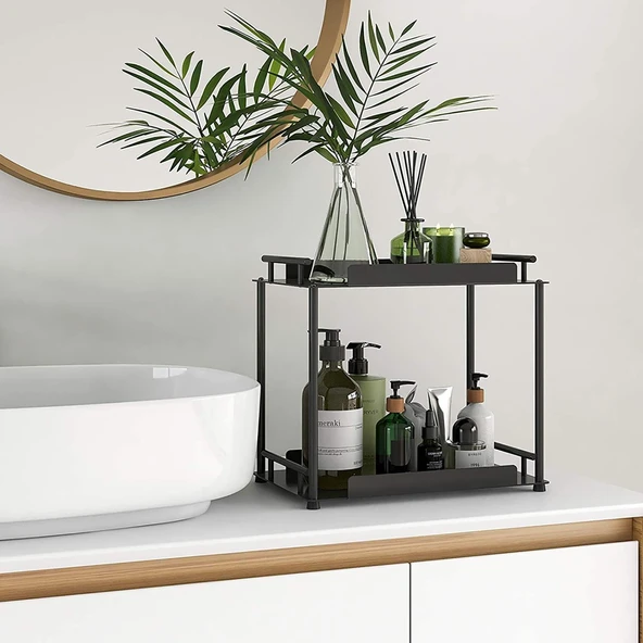 2 Katlı Banyo & Mutfak Organizer Raf - 5