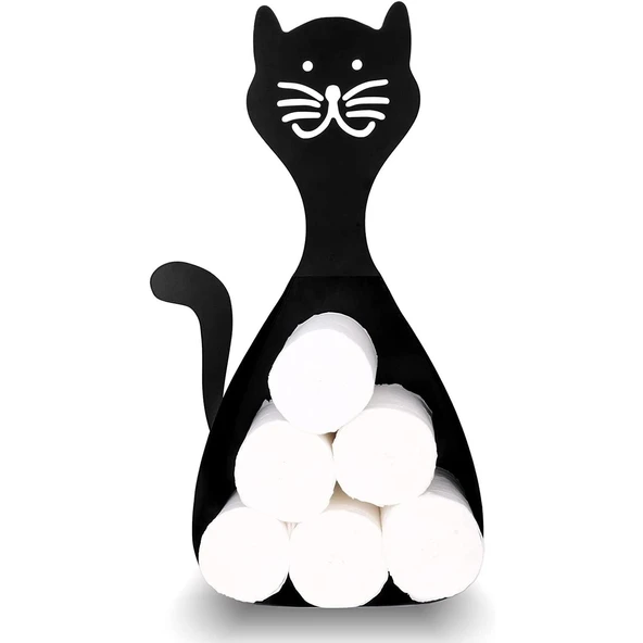 Kedili WC Kağıtlığı