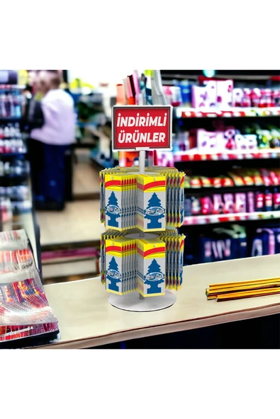 2 Katlı Kancalı Tezgahüstü Stand Model 1 Beyaz - 3