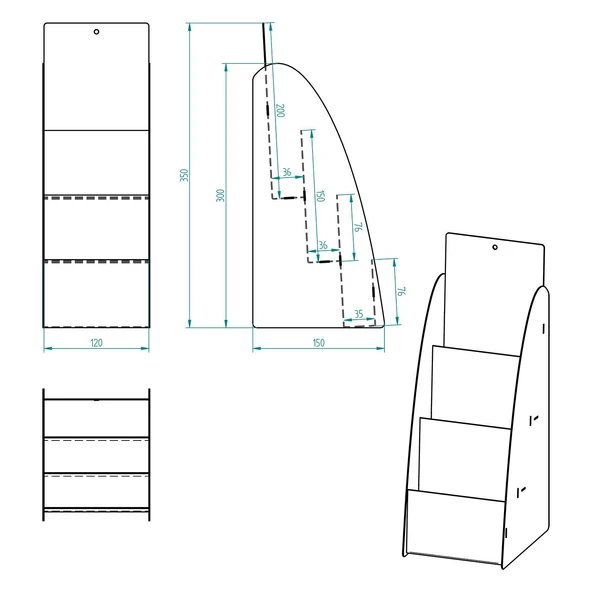 3 KATLI METAL BROŞÜRLÜK , A6 BROŞÜRLÜK,OFİS BROŞÜRLÜK , FUAR DAVETİYE STANDI,BİLGİLENDİRME STANDI , İNSERT STANDI, RAFLI BROŞÜRLÜK ,TANITIM STANDI , MASAÜSTÜ BROŞÜRLÜK , TEZGAHÜSTÜ BROŞÜRLÜK - 5